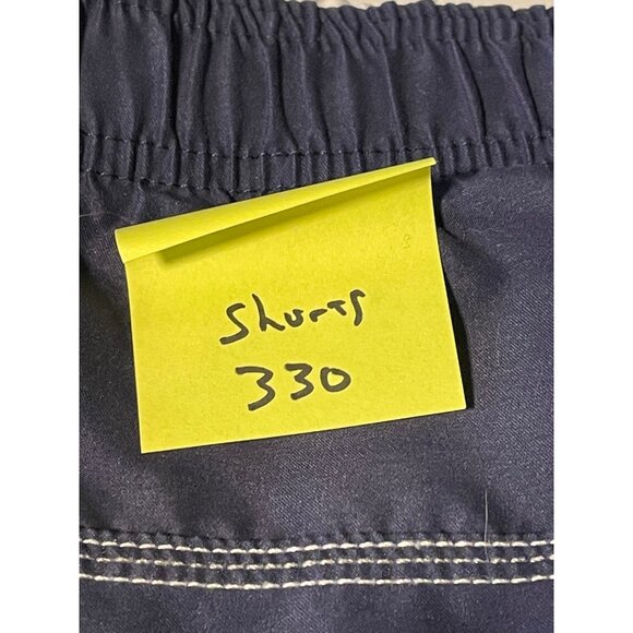 Nike swim trunks shorts mens medium 31 x 7 drawstrings blue - Picture 9 of 9